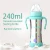 Import 180ml 240ml stainless steel Vacuum Insulated outdoor portable baby feeding milk water bottle with nipple with handle for kids from China