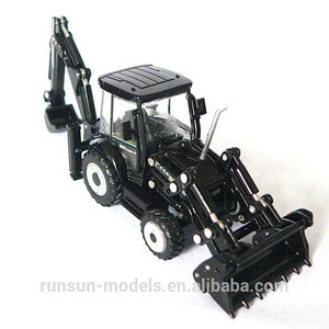1:87 scale CASE BLACK BACKHOE construction vehicles toys