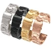 18mm 20mm Stainless Steel Watch Strap 22mm 24mm Metal Watch Band with Butterfly Buckle