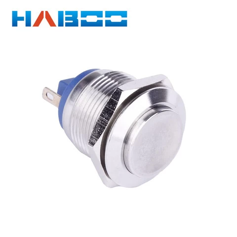 19mm 1NO  IP67 Metal Push Button Switch Waterproof Self-reset Momentary Screw Type or Pcb Type