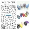 1pcs New Nail Sticker Water Decal Slider Tattoo Rose Sunflower  Full Wrap Manicure Decoration Foil Tip