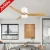 Import 1stshine 46inch Outdoor Modern Ceiling Fan Wood Blade Silent Motor Ceiling Mounted Fan Light from China