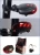 Import 2 Lasers Night Cycling Mountain Road Bike Saddle 7 Mode Safety Light Laser tail light Bicycle Light from China