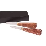 2 Pcs Stainless Steel Premium Oyster Knife Set Ultimate Oyster Shucker Seafood Tool