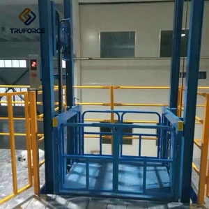 2 ton wall mounted hydraulic lead rail lift