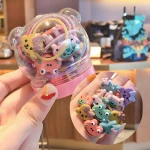 20 pcs per Cute Bag Multi Animal Shape Elastic Rubber Hair Ties Girls Hair Accessory Set