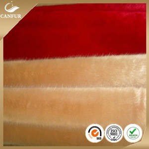 2014 beautiful Plush 100% acrylic fibers faux /fade /imitation fox fur fabric