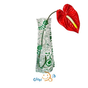 2014 Top sale Eco-friendly plastic foldable flower Vase