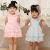 Import 2015 New Arrival Baby Girl Dress Printed with Floral flower Kids Clothes Summer Kids Clothing For Little Baby Dress from China