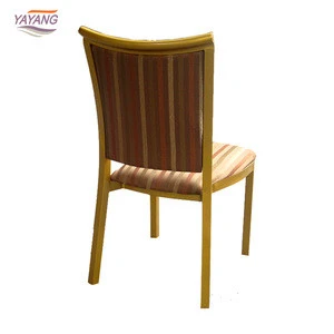 2017 New design factory best price metal frame fabric dining chairs for hotel furniture/home use