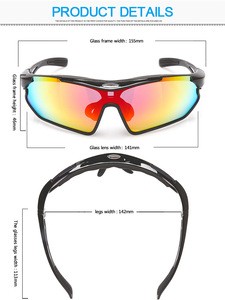 2018 Custom Cat.3 UV  Road Bike Eyewear TR90 Frame Sports Glass Photochromic Polarized Cycling Sunglasses