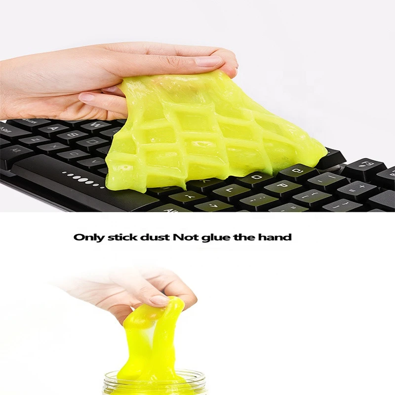 2019 Cleaning Gel Putty Car Keyboard Console Laptop PC Computer Cleaner Dust Reusable Putty Cleaner for cameras, tablets,etc