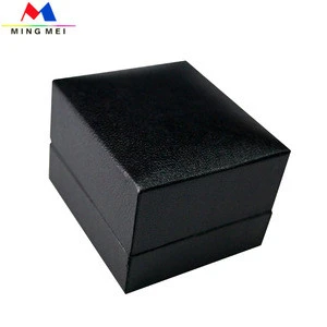 2019 newest custom velvet wedding jewelry ring package of the leather box