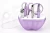 Import 2020 fashion 8 in 1 set nail care tools kit promotional cosmetic gift  apple manicure pedicure set baby nail tools from China