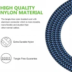 2020 new charger cable for android  micro usb Nylon Braided usb charger data cable