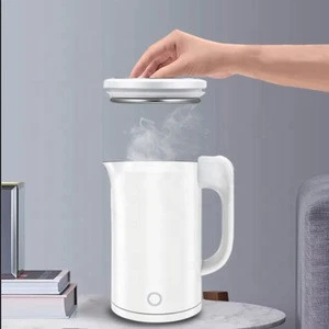 2020 new double-layer anti-scalding stainless steel hot water electric kettle