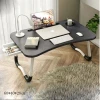 2020 new product hot selling computer desk study table home bed use with cup holder and drawer