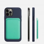 2020 Oct New Arrival Hot Leather Magnetic credit card phone holder for Magsaf for Iphone 12 wallet case for Iphone 12 Pro Max
