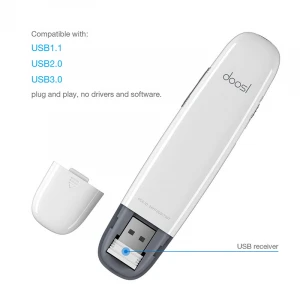 2020 Wholesale Wireless Presenter Pen 100m PPT Flip Air Mouse Present Remote Controller Rechargeable Slide usb Laser Pointer