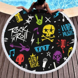 2021 Fashion tropical recycled summer time sand proof blanket beach towels