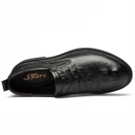 2021 Hot Sale Military Black Genuine Leather Oxfords Mens Dress Shoes