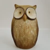 2021 new design high quality animal statue home decor gifts life size resin animal owl statue