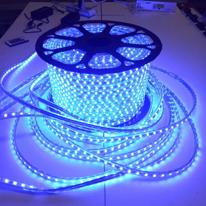 2021 New Wholesale Smart Neon Flexible 12V Led Strip Outdoor 5050 SMD 10m RGB Waterproof Led Light Strip