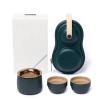 2021 travel teaware tea glass tea infuser with eva bag