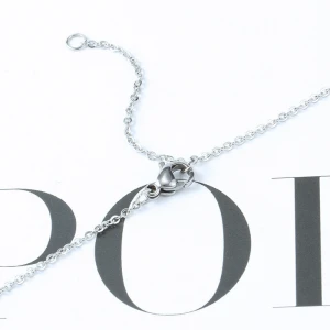 2021 Trendy H Letter Titanium Steel Necklace Female Fashion Stainless Steel Jewelry
