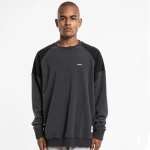 2022 Custom embroidery logo blank mens hoodies wholesale high quality oversized raglan sleeve sweatshirt