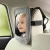 Import 2022 new rear-facing car oversized mirrorshatterproof LED adjustable baby rearview mirror from China