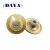 Import 20cm durable oil sealing custom logo vintage gold alloy  jeans gold buttons from China