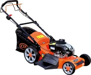 21inch 4in1 self propelled gasoline lawn mower CJ21G4IN1B775IS - AL with aluminum chassis mower and BS engine one key start