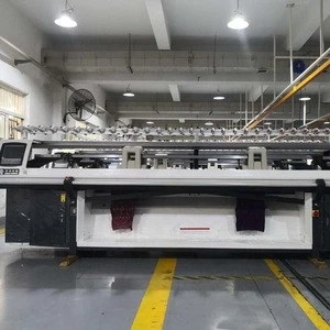 2+2 head double carriages double systems computerized flat knitting machine sweater making machine