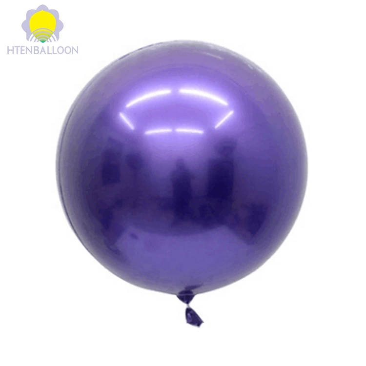 22inch Bubble Balloon Round Party Supplies Happy Birthday Metallic Foil Balloons