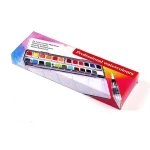 24 Tin Box Solid Half Pan Professional Watercolor Paint Set