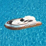 2.4G  Remote Control Inflatable Boat Battery Operated Ship Luxury Yacht Childrens Competition Boat Water Game Toys Kids Gifts