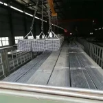 2.5"x 1.8mm round galvanized rectangular steel pipe threaded price