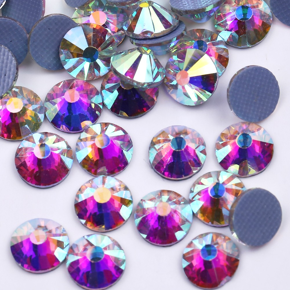 2A+ Normal Faceted With Hot Fix Austria Back HotFix Rhinestone For Garment Accessories DIY