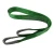 Import 2Ton Green TUV/GS Folded Eye Polyester Flat Webbing Sling 7:1 60mm Lifting Sling Wire Rope Lifting Loop from China
