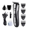 3 in 1 Rechargeable Hair Trimmer Beard Shaving Machine Hair Clipper Man&#39;s Electric Shaver Nose Hair Trimmer + Conversion head