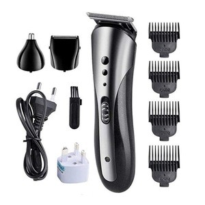 3 in 1 Rechargeable Hair Trimmer Beard Shaving Machine Hair Clipper Man&#39;s Electric Shaver Nose Hair Trimmer + Conversion head