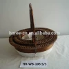 3 set large wicker basket round with handle for sale