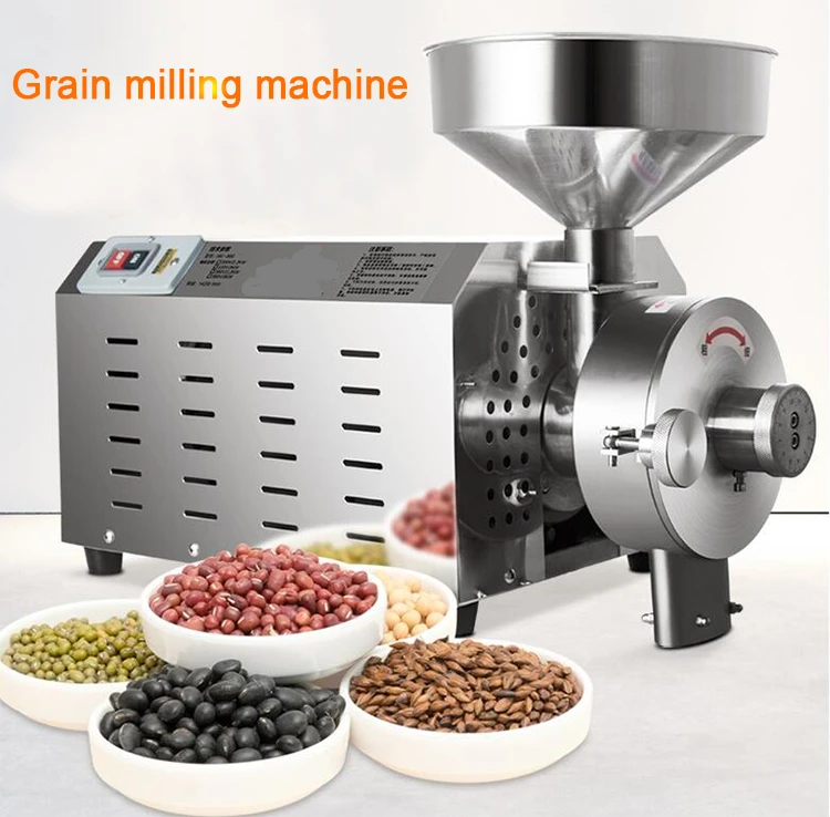 Maize Milling Plant Machine Grinding Cocoa Food Electric Mini