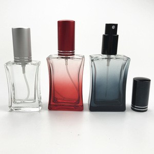30ml 50ml 100ml colored stock empty perfume refillable glass spray bottle