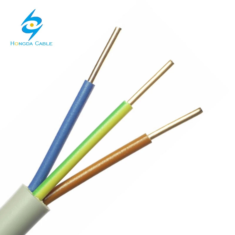3x1.5mm2 pvc cu cable 300/500v nym power cable