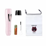 4 in 1 Mini Facial Epilator USB Charge Lady Shaver Nose Trimmer Electric Shaver Machine for Face Armpit Body Shaving