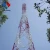 Import 4 legged angular self supporting steel lattice communication 4leg telecommunication tower from China