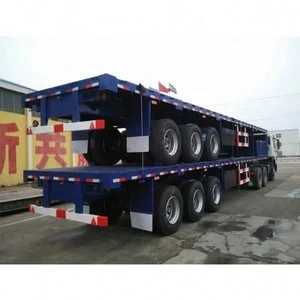 40ft container flatbed semi trailer with container locks
