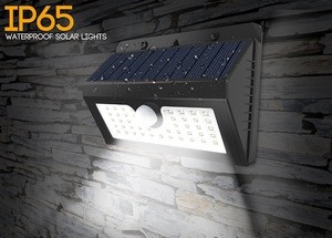 45Leds Solar Sensor Powered Wall mounted hanging basket with solar light